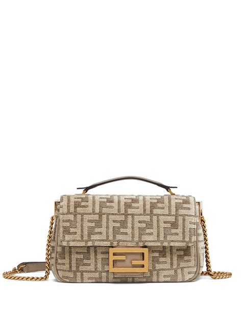 fendi baguette chain midi shoulder bag|genuine Fendi baguette.